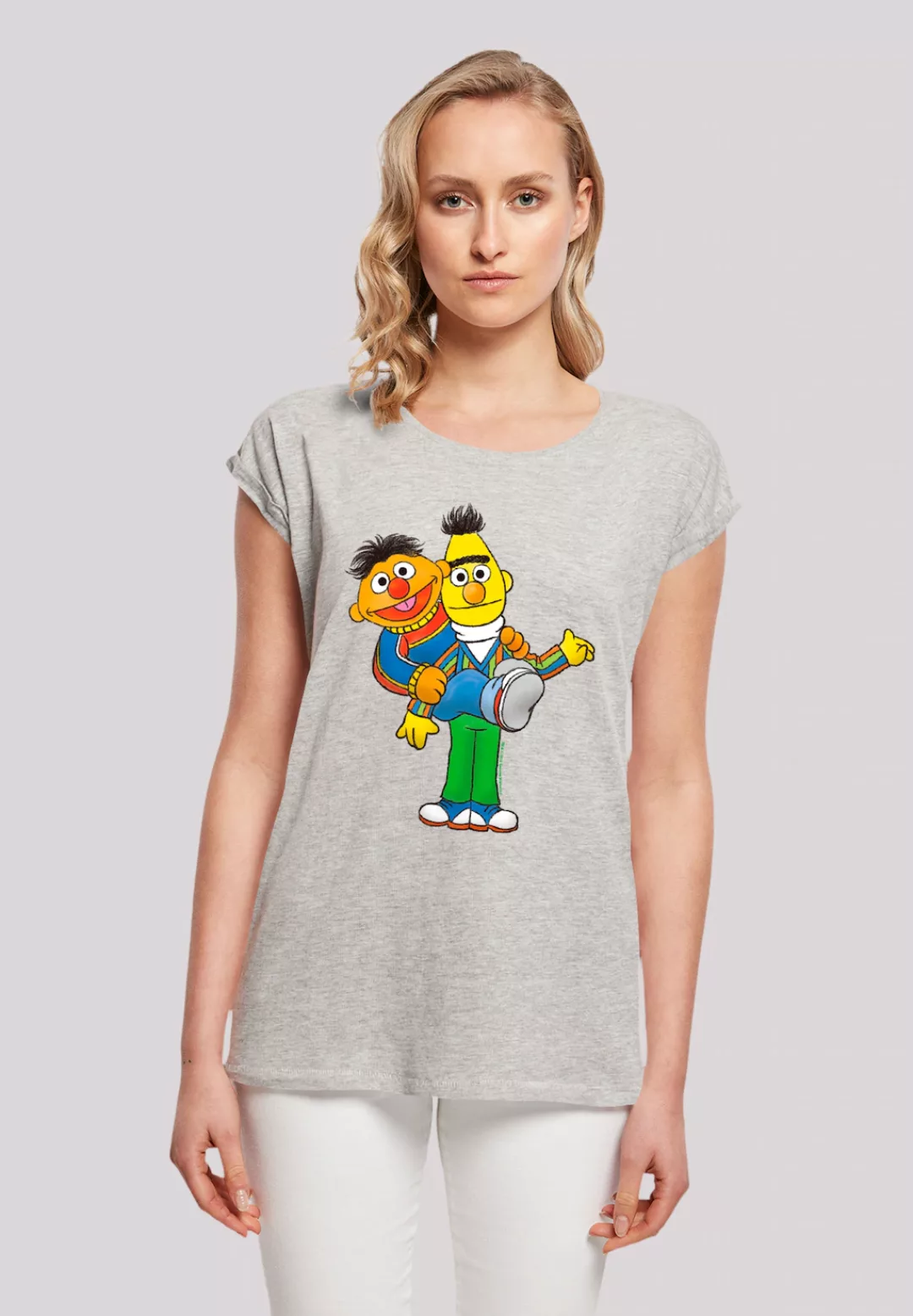 F4NT4STIC T-Shirt "Sesamstraße Ernie & Bert", Premium Qualität, Weihnachts- günstig online kaufen