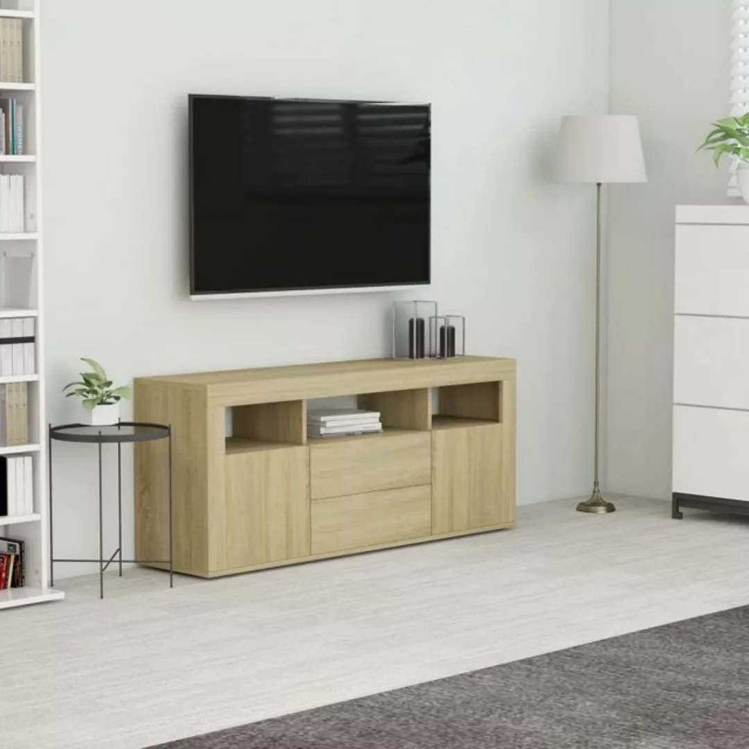 vidaXL TV-Schrank TV-Schrank Sonoma-Eiche 120 x 30 x 50 cm Spanplatte TV-Ko günstig online kaufen