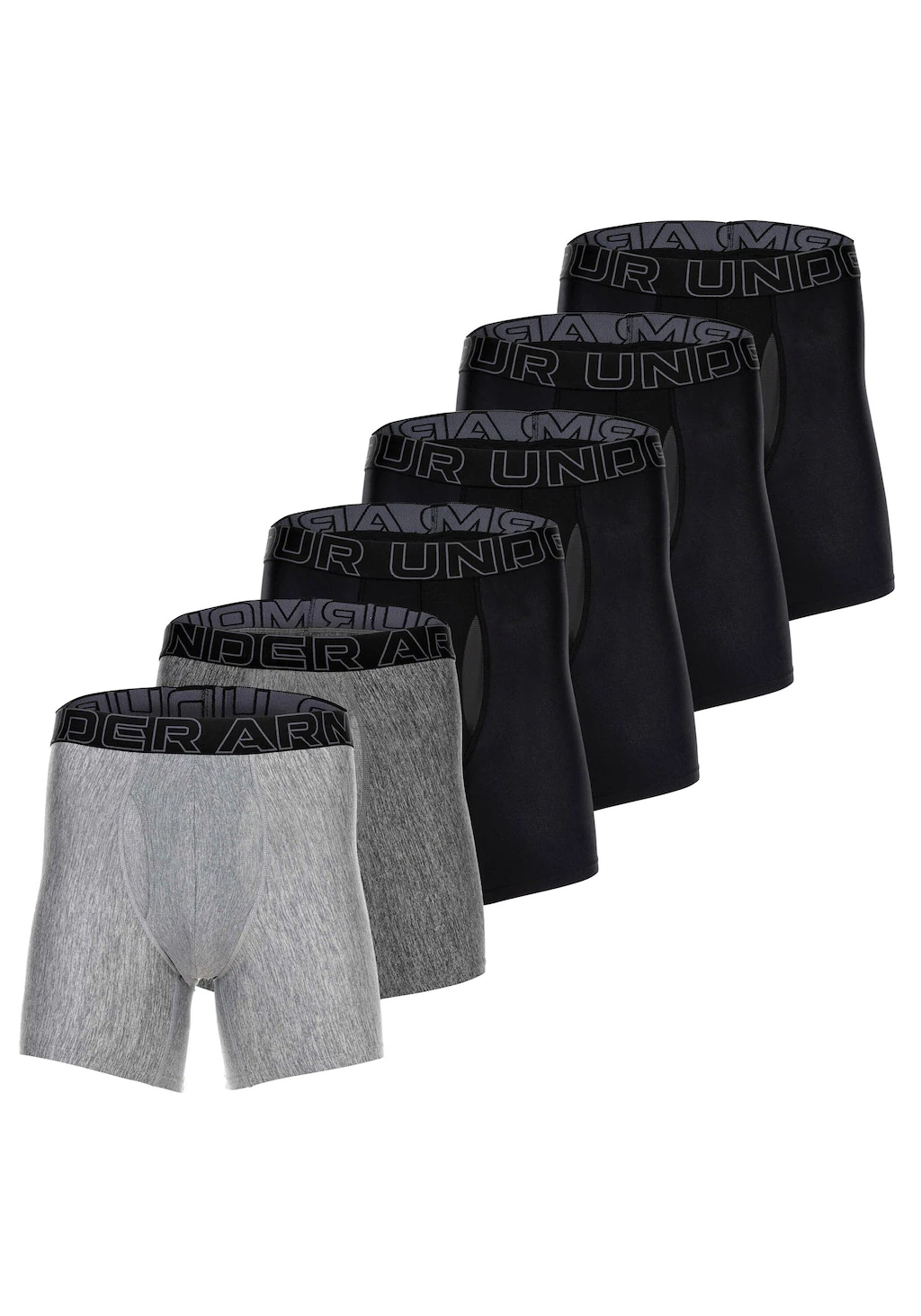 Under Armour Boxershorts "Boxershort UA PERFORMANCE TECH - SOLID 6 IN 6PK 6 günstig online kaufen