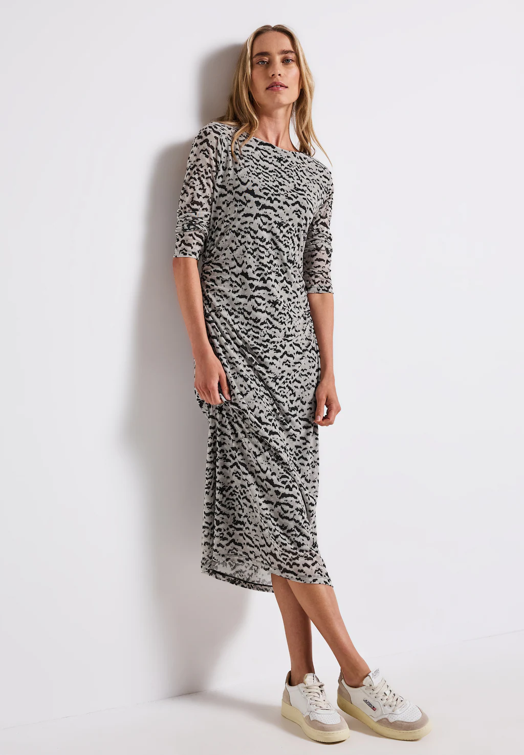 STREET ONE Meshkleid, mit All-Over Print günstig online kaufen