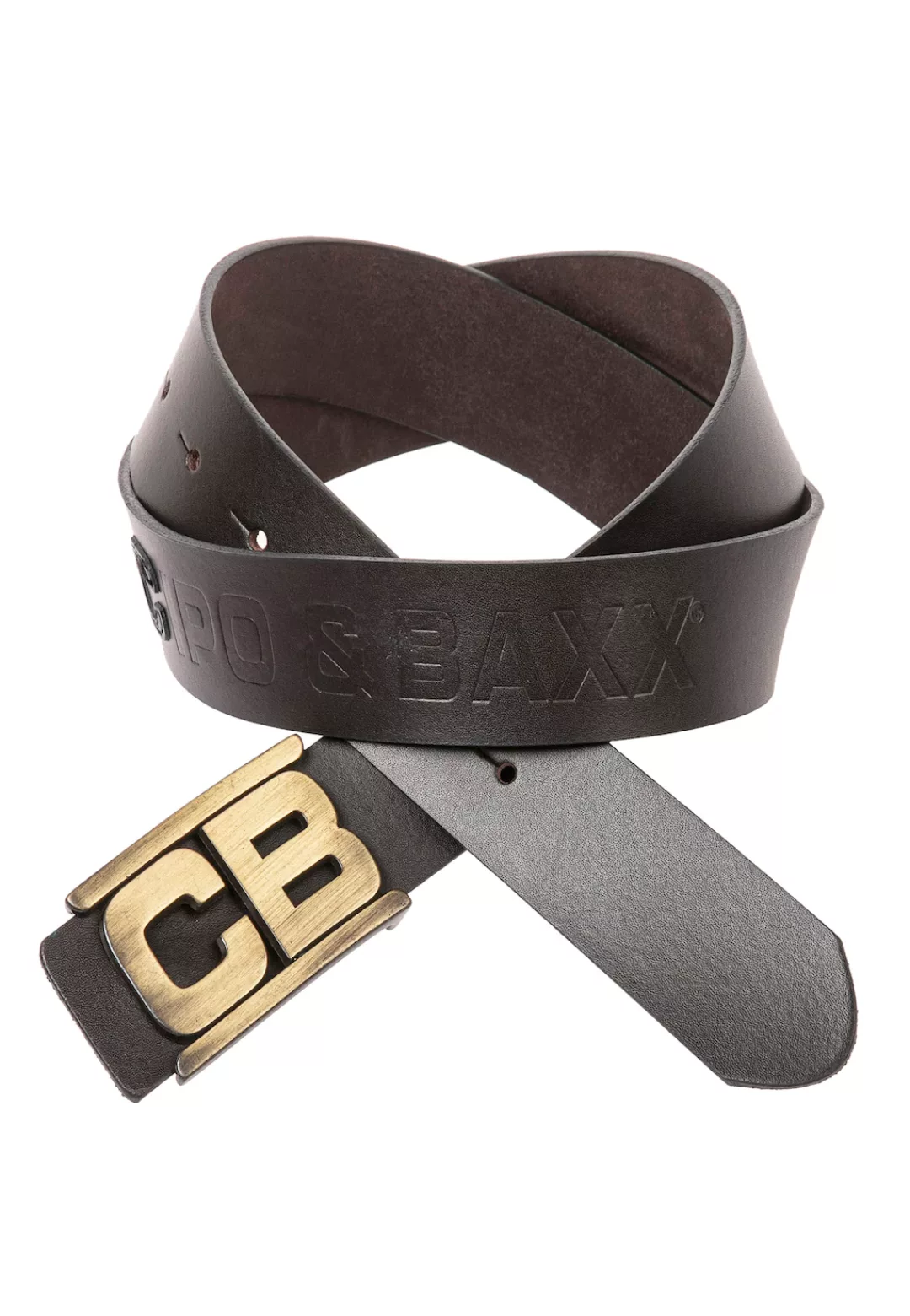 Cipo & Baxx Ledergürtel, mit edler Design-Schnalle günstig online kaufen