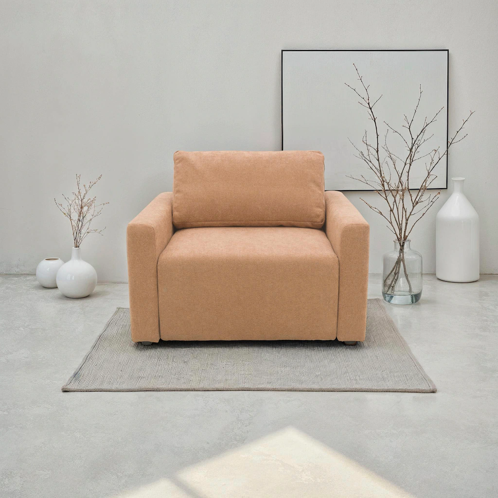 DOMO collection Sessel "700029 ausklappbar zur Schlaffunktion, mit Rückenki günstig online kaufen