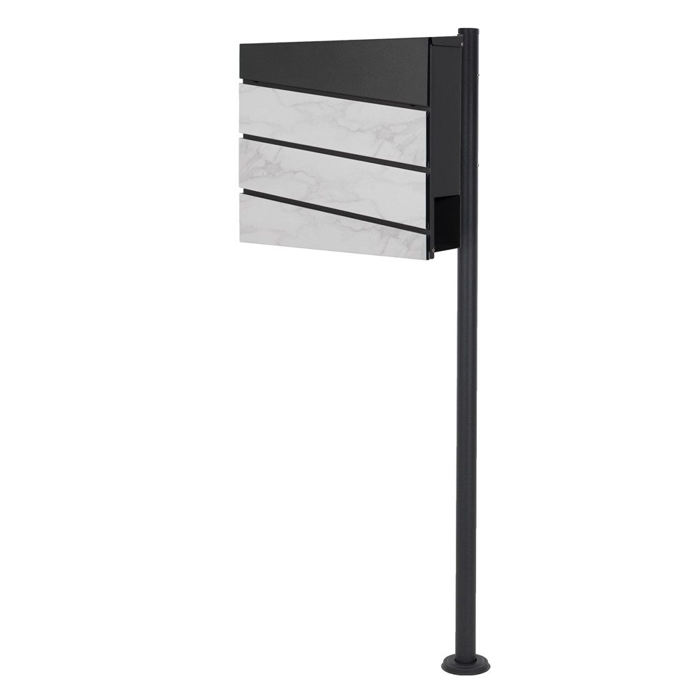 ML-DESIGN Standbriefkasten Briefkasten Postkasten mit Zeitungsfach, günstig online kaufen