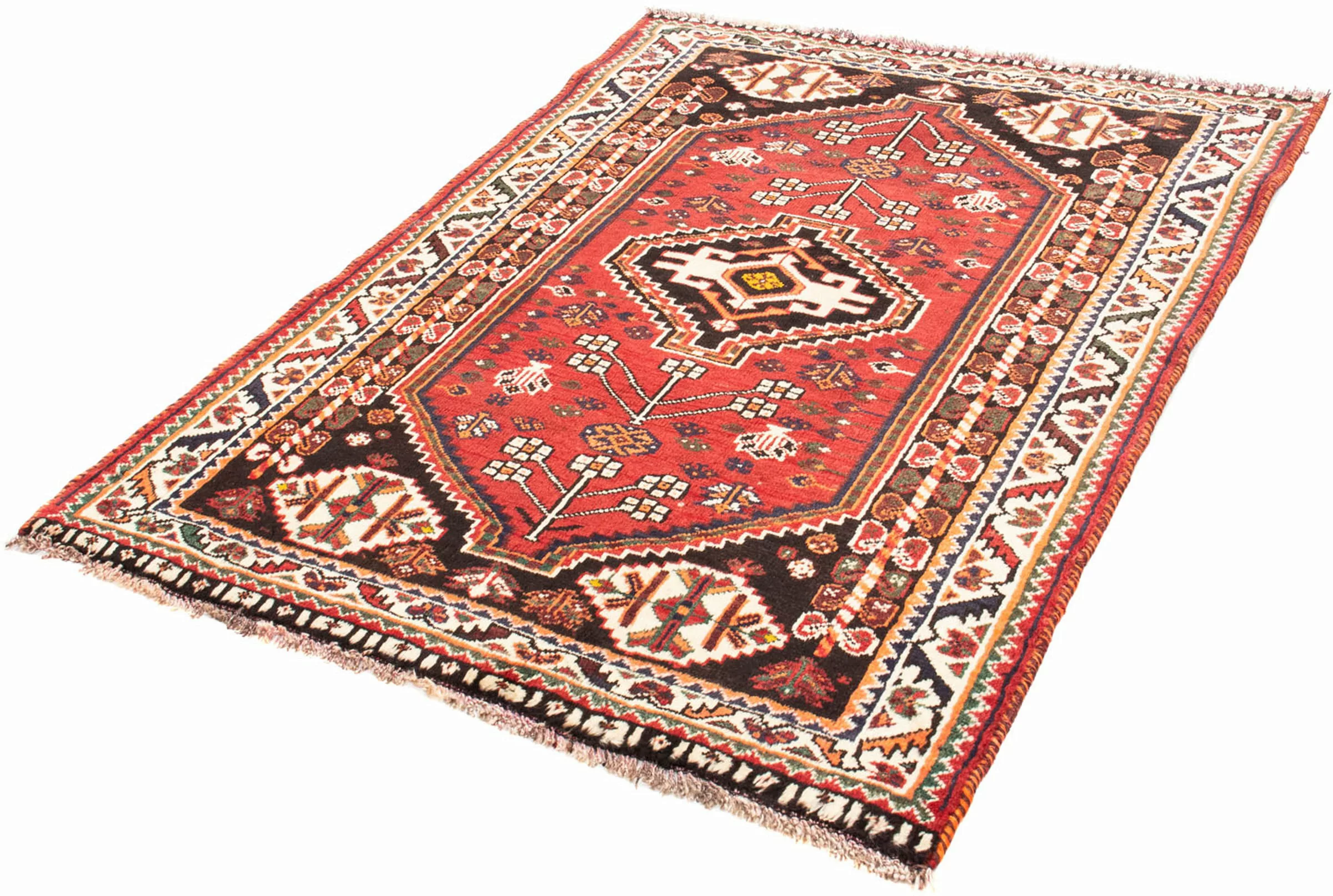 morgenland Orientteppich »Perser - Nomadic - 147 x 110 cm - rot«, rechtecki günstig online kaufen