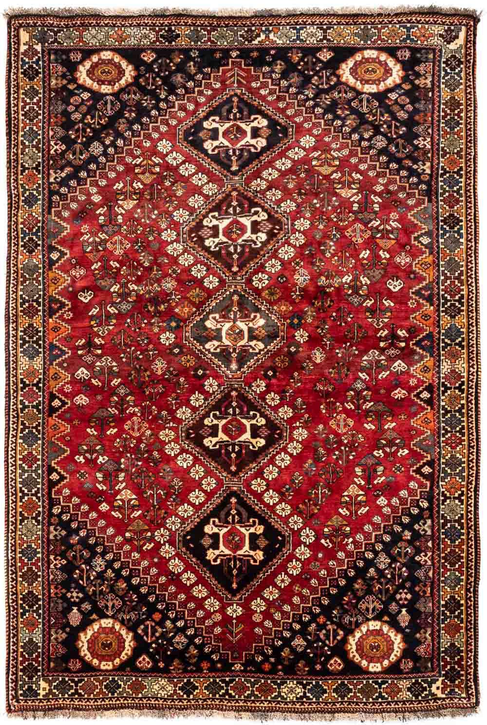 morgenland Wollteppich »Shiraz Medaillon 285 x 167 cm«, rechteckig, Unikat günstig online kaufen