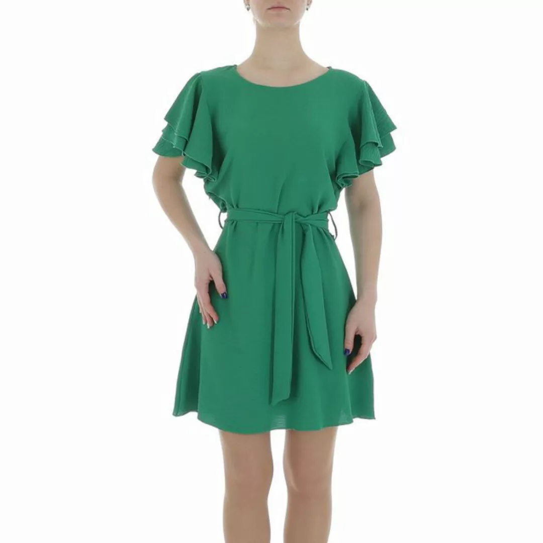 Ital-Design Sommerkleid Damen Freizeit (86164380) Kreppoptik/gesmokt Minikl günstig online kaufen