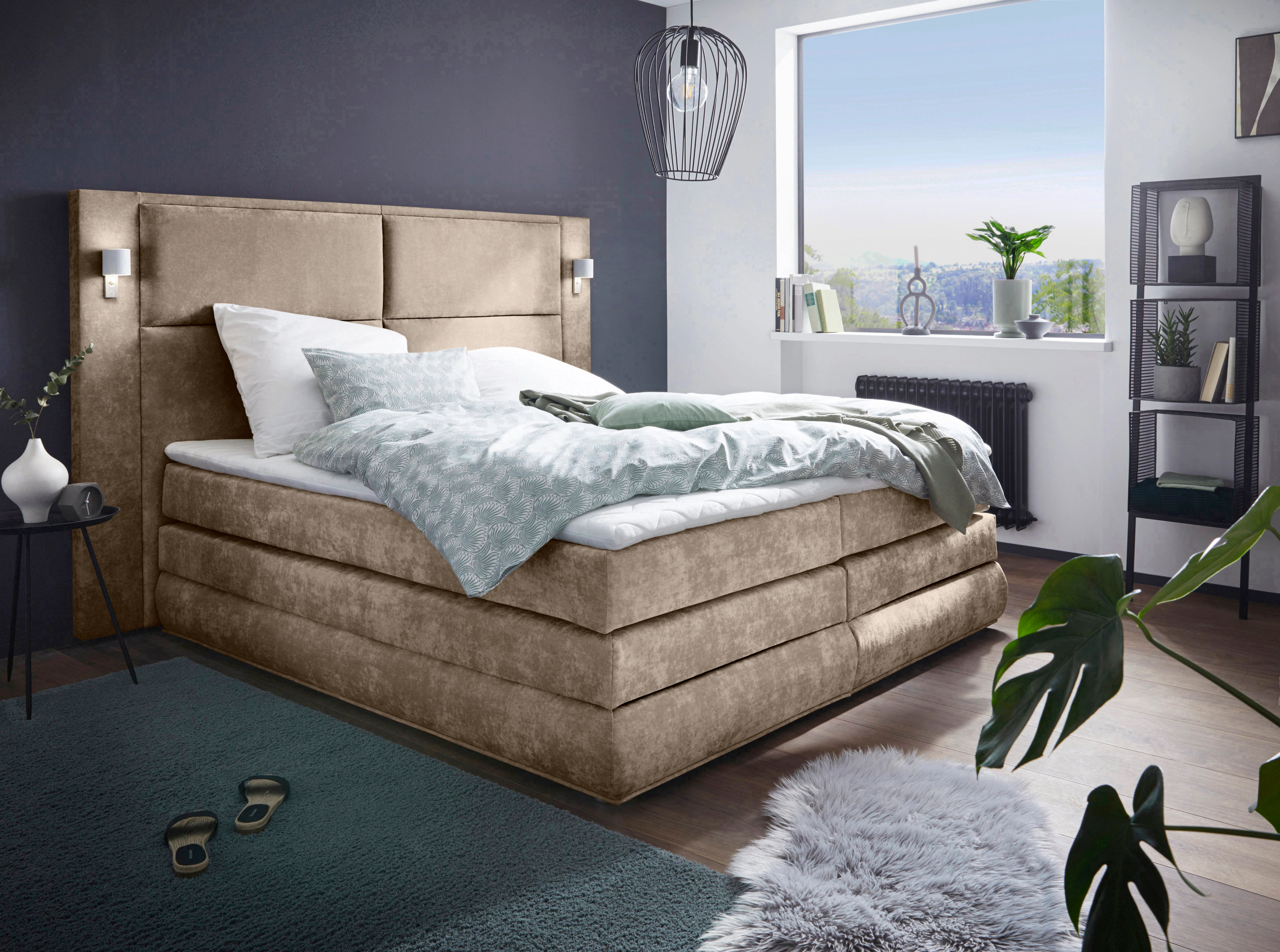 COLLECTION AB Boxspringbett Copenhagen, inklusive Bettkasten und Topper, wa günstig online kaufen