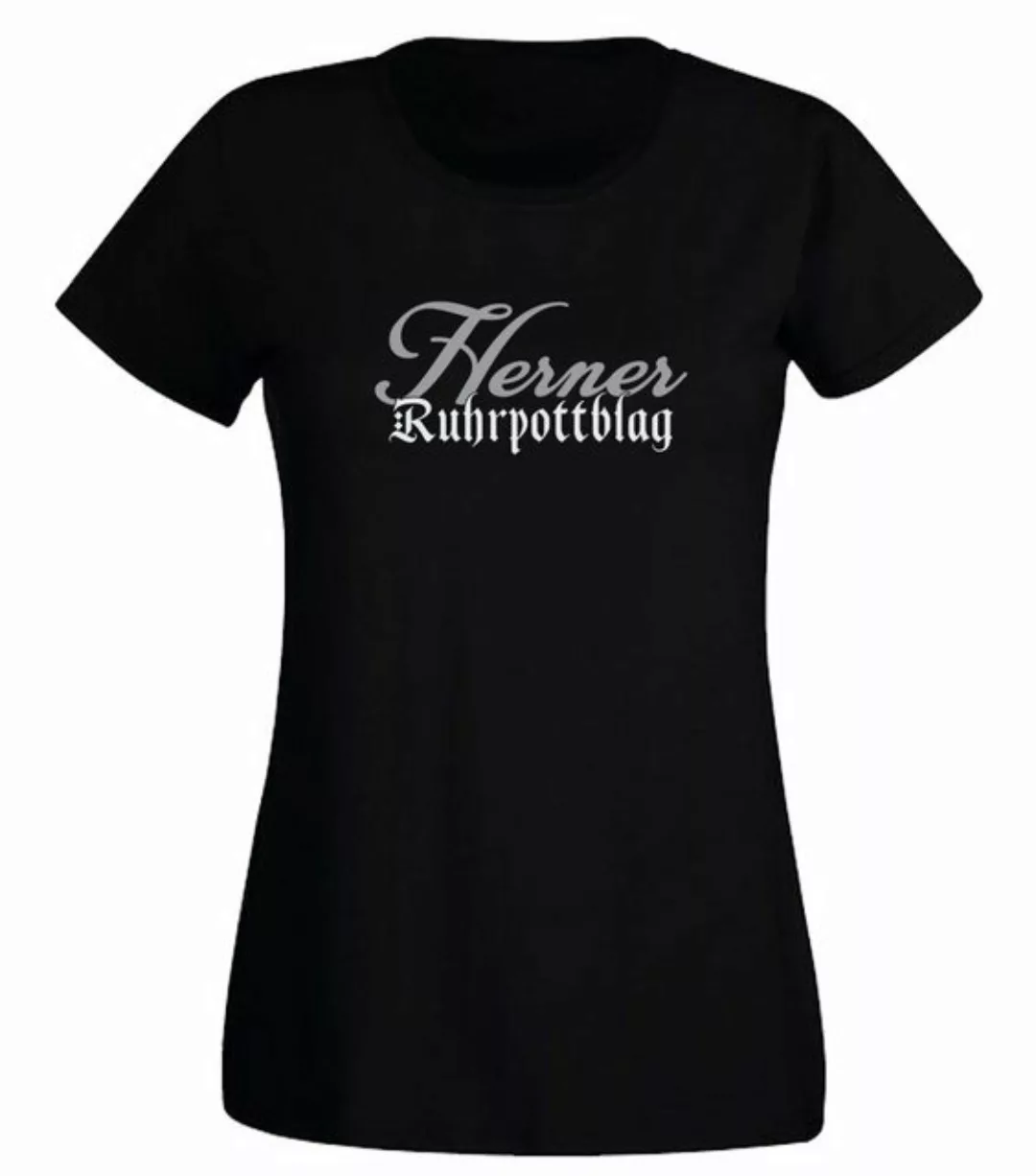 G-graphics T-Shirt Herner Ruhrpottblag Slim-fit Damen T-Shirt mit Ruhrgebie günstig online kaufen