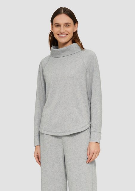 s.Oliver Sweatshirt Sweatshirt aus Jersey mit weitem Rollkragen günstig online kaufen