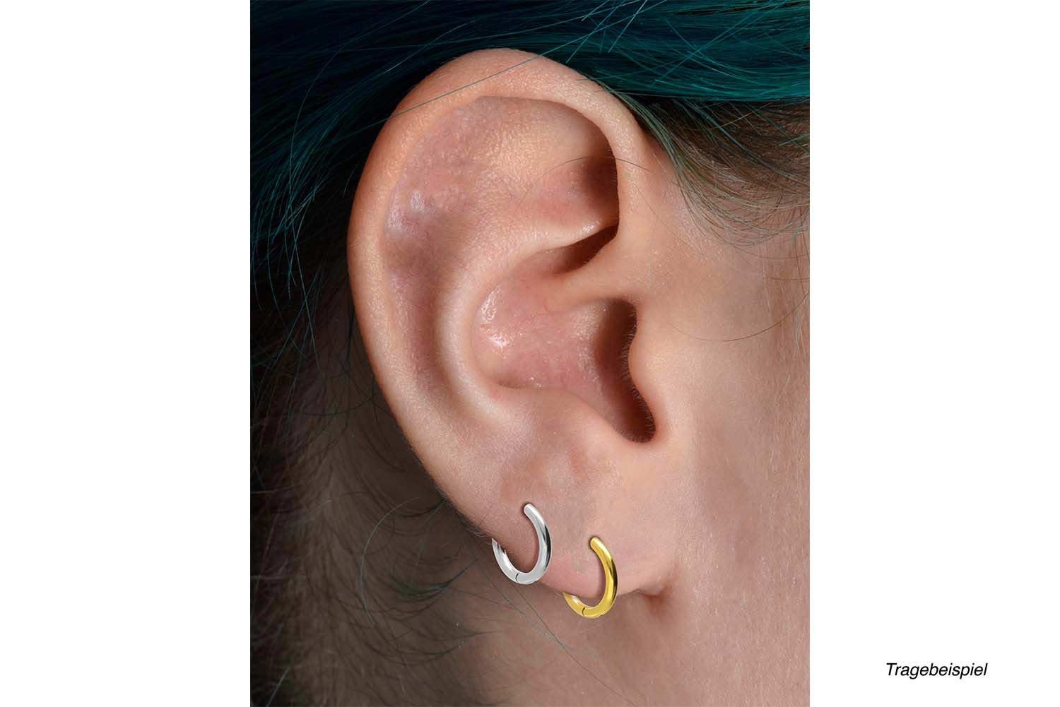 FILANGO Piercing-Set Chirurgenstahl Ohrclicker Creolen (Creolen günstig online kaufen