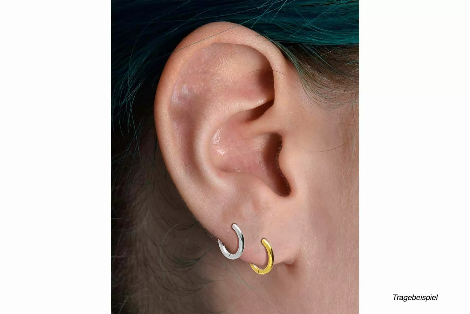 FILANGO Piercing-Set Chirurgenstahl Ohrclicker Creolen (Creolen günstig online kaufen