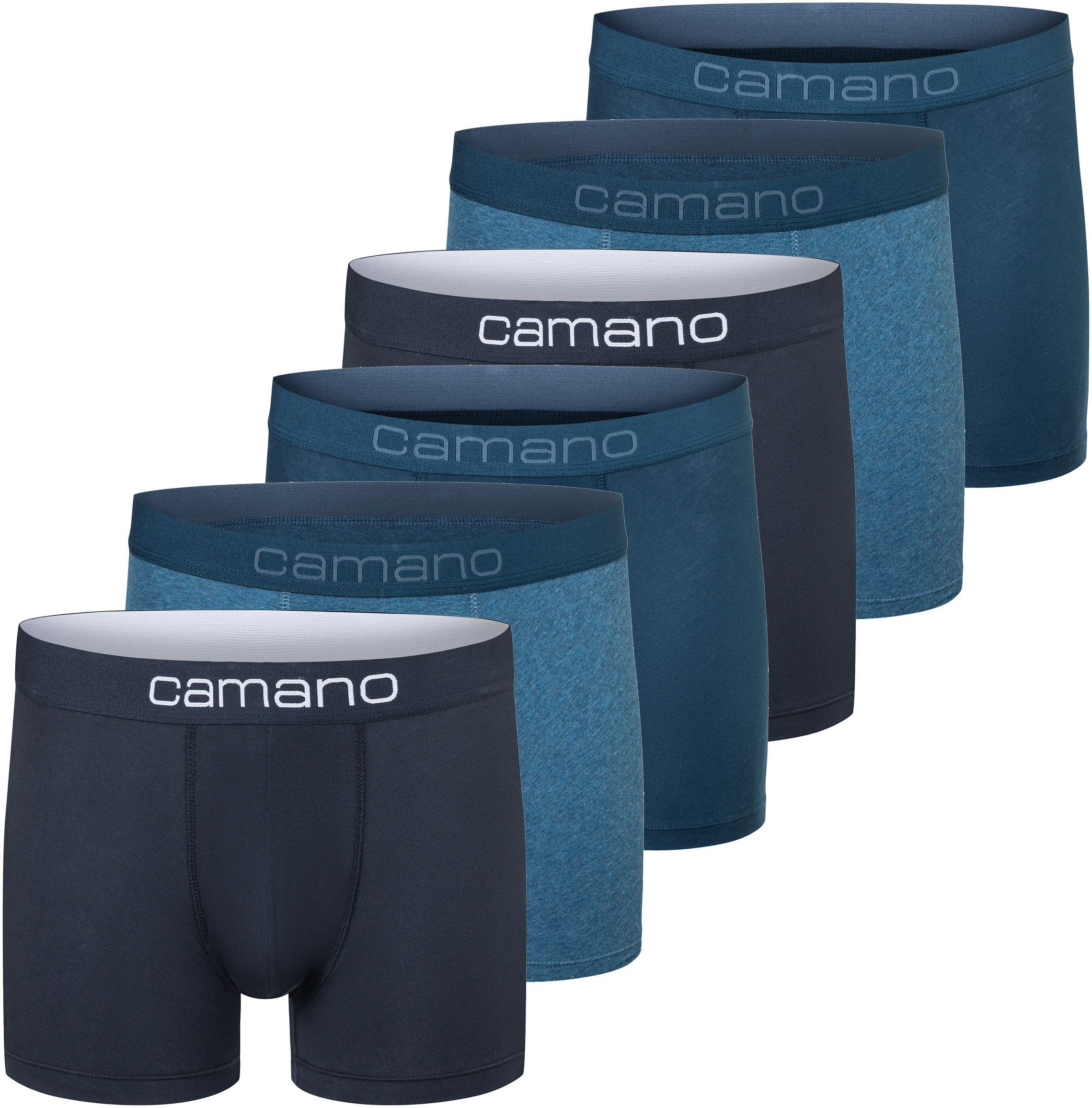 Camano Boxershorts "Boxershorts Unterhosen Herren elastischer Gummibund ohn günstig online kaufen