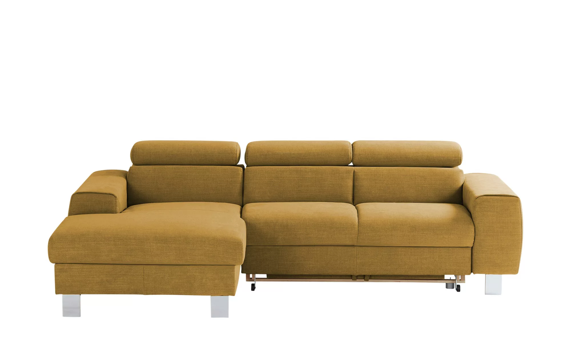 uno Ecksofa  Los Angeles - gelb - 244 cm - 72 cm - Polstermöbel > Sofas > E günstig online kaufen