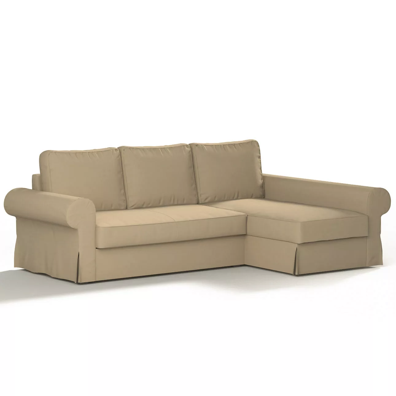 Bezug für Backabro Bettsofa / Recamiere, caffe latte, Bezug für Bettsofa Ba günstig online kaufen