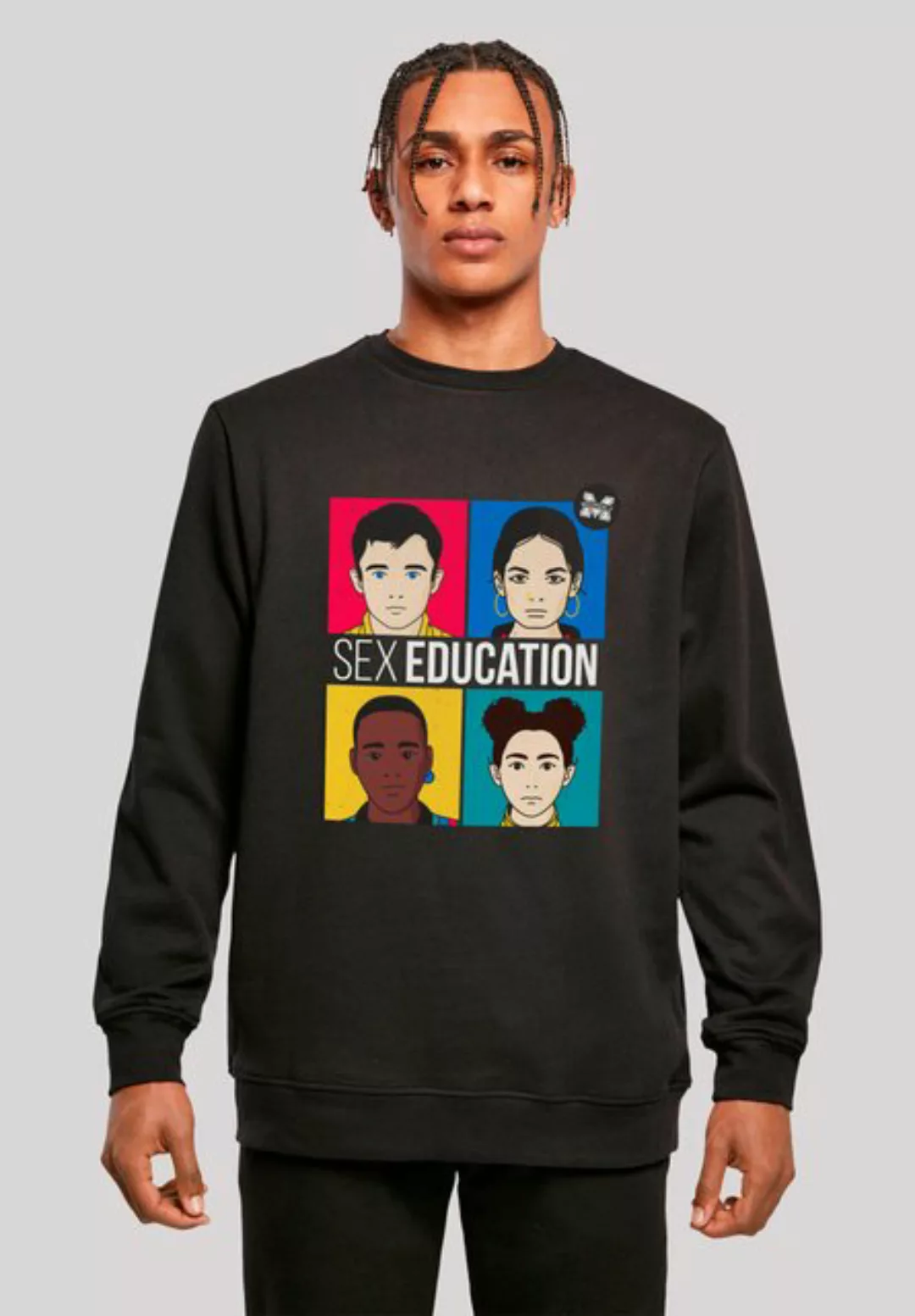 F4NT4STIC Sweatshirt Sex Education Teen Illustrated Netflix TV Series Premi günstig online kaufen