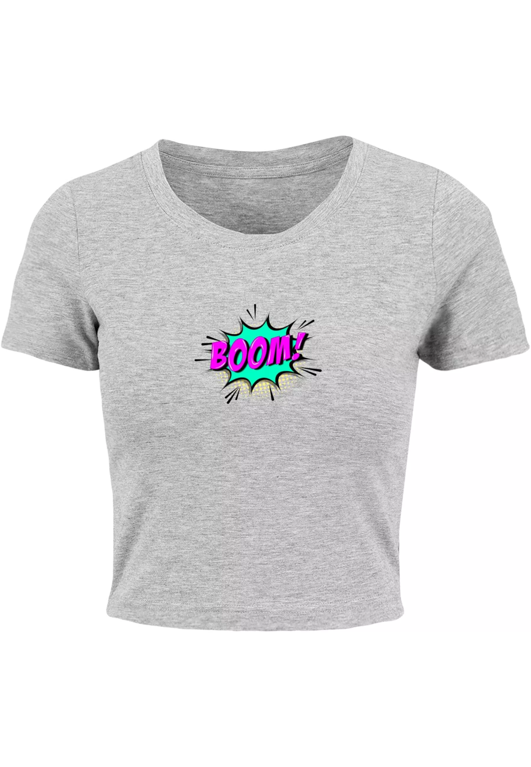 Merchcode T-Shirt "Merchcode Damen Ladies BOOM Comic Cropped Tee" günstig online kaufen