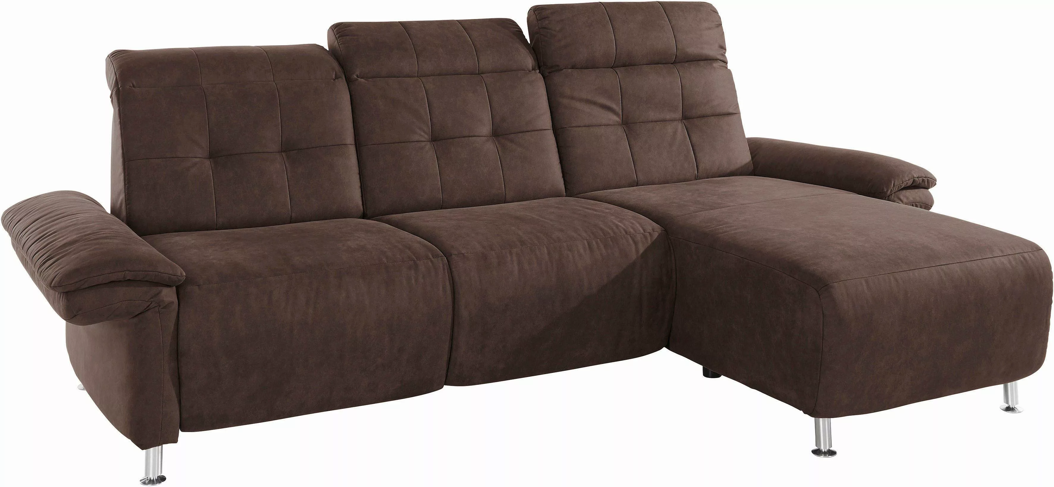 Places of Style Ecksofa Manhattan L-Form, 2 Sitze mit elektrischer Relaxfun günstig online kaufen