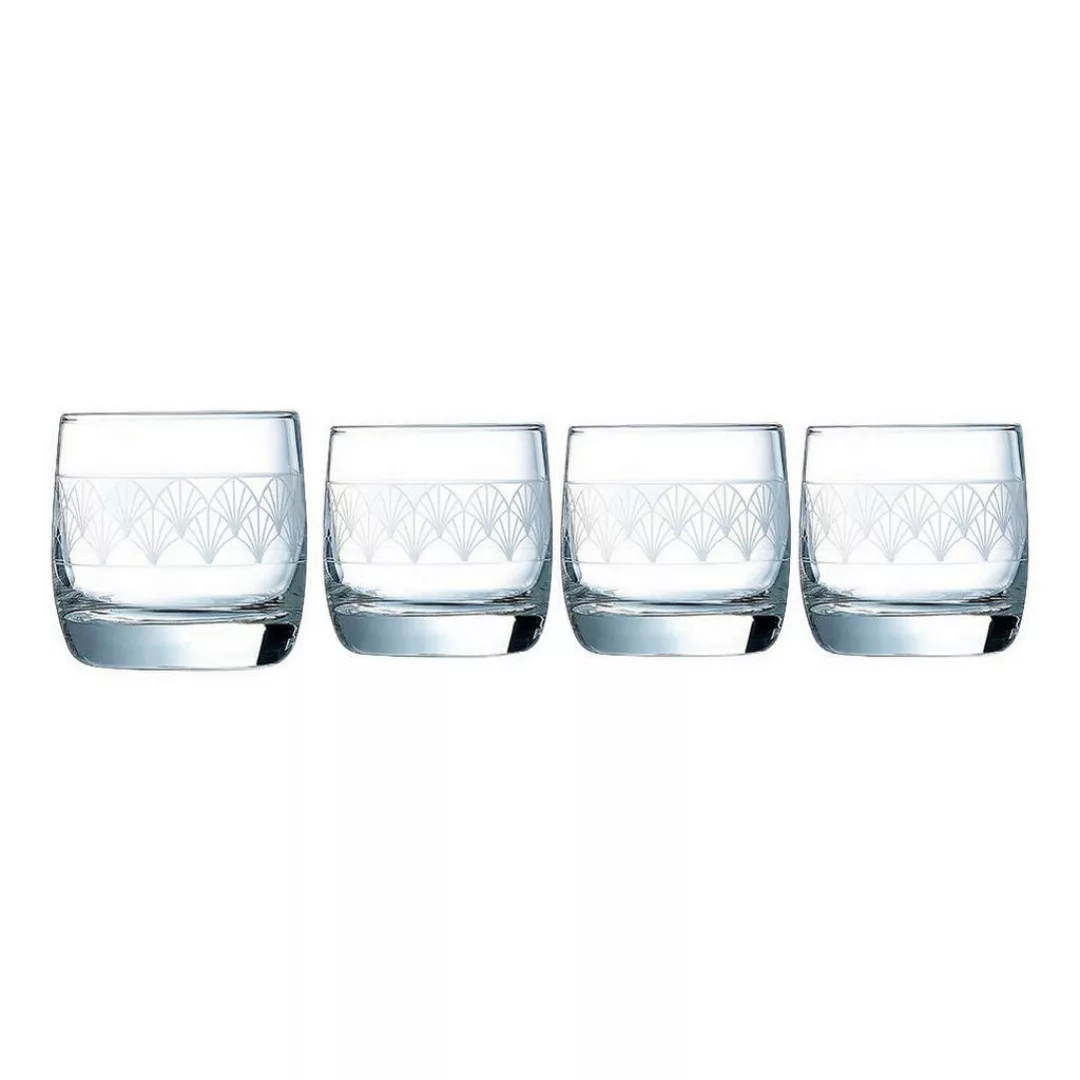 Luminarc Whiskyglas »Trinkglas Paradisio«, (Set, 4 tlg.), Gläser Set, mit P günstig online kaufen
