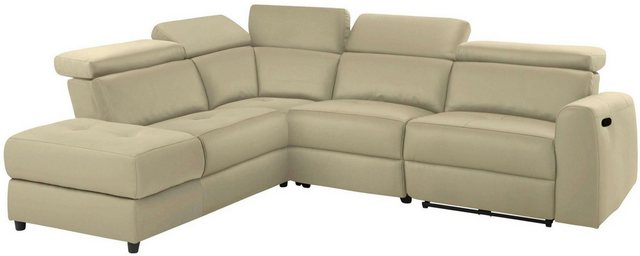 Home affaire Ecksofa Sentrano, L-Form, 273 cm, man. o. elektr. Relaxfunktio günstig online kaufen