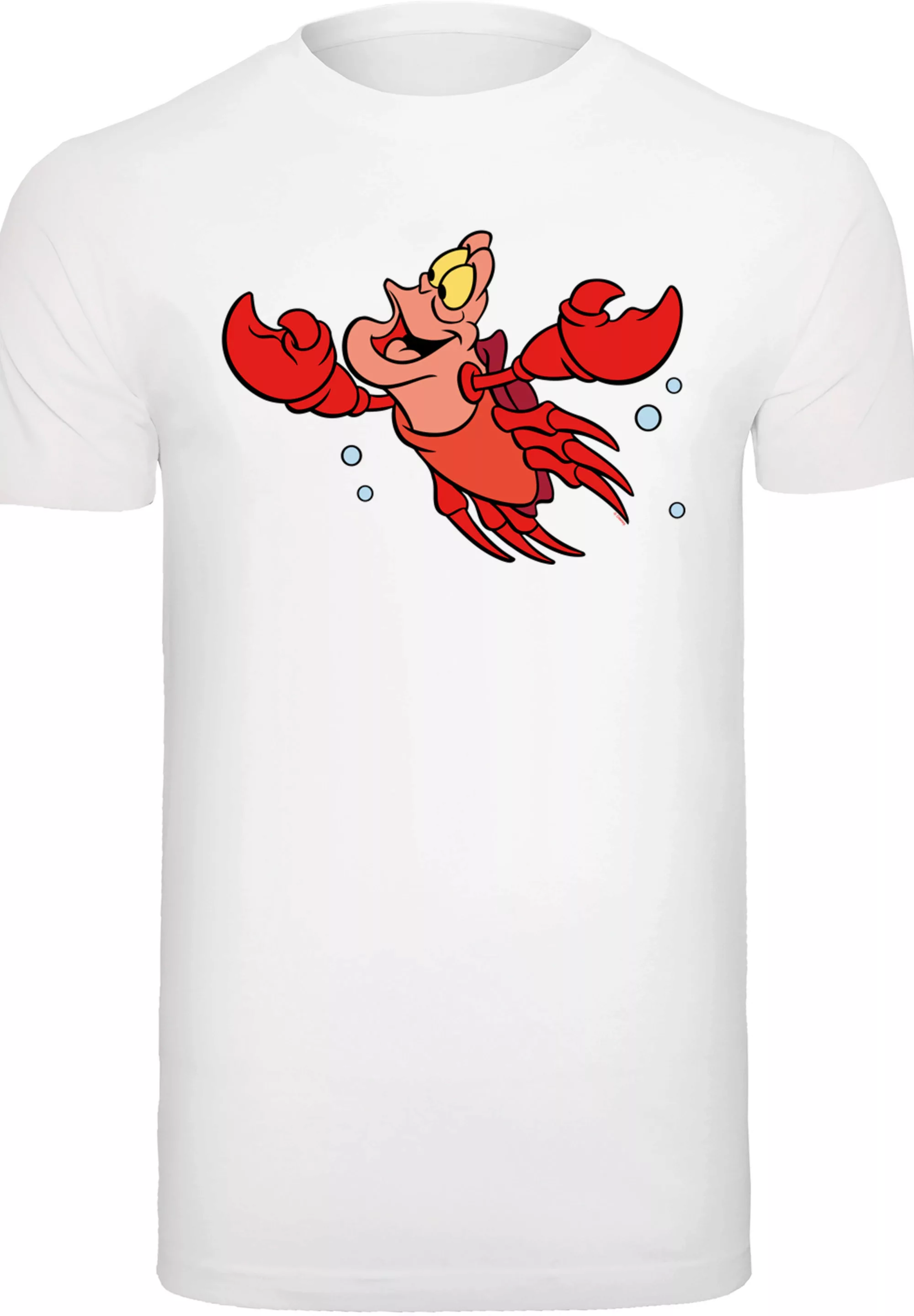 F4NT4STIC T-Shirt "Disney Arielle die Meerjungfrau Sebastian Bubbles", Herr günstig online kaufen