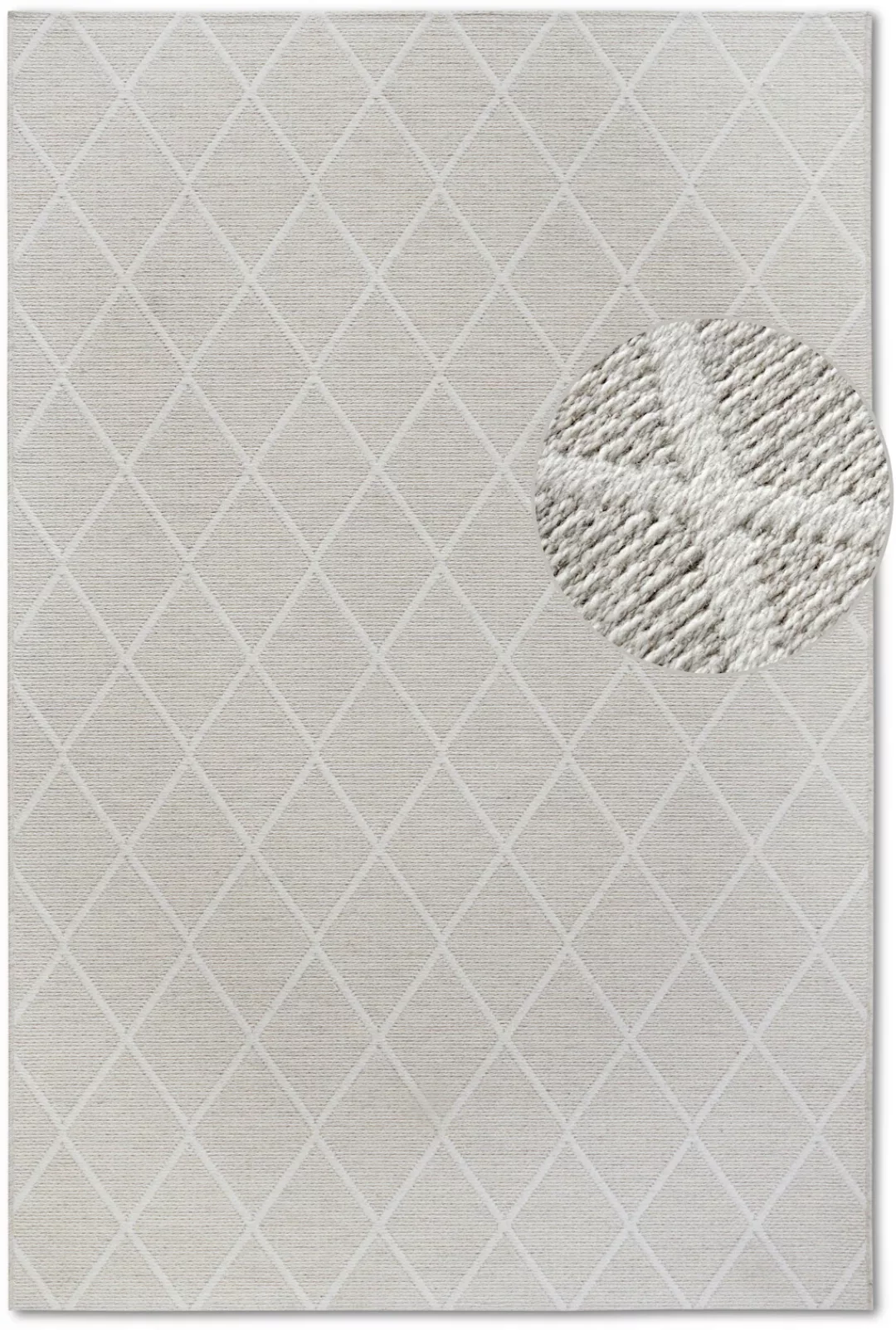 Villeroy & Boch Wollteppich »Maria«, rechteckig, 5 mm Höhe, Schurwolle, Wol günstig online kaufen