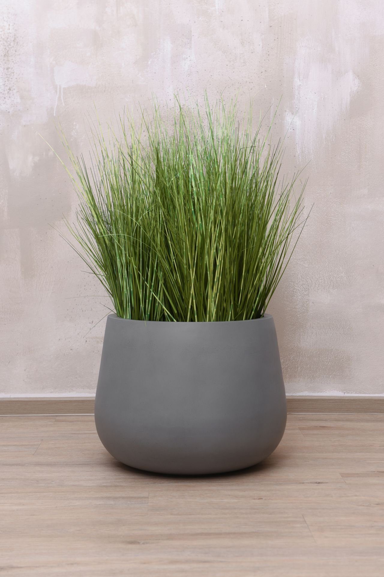 VIVANNO Blumentopf Fiberglas GIRAR Rund - günstig online kaufen