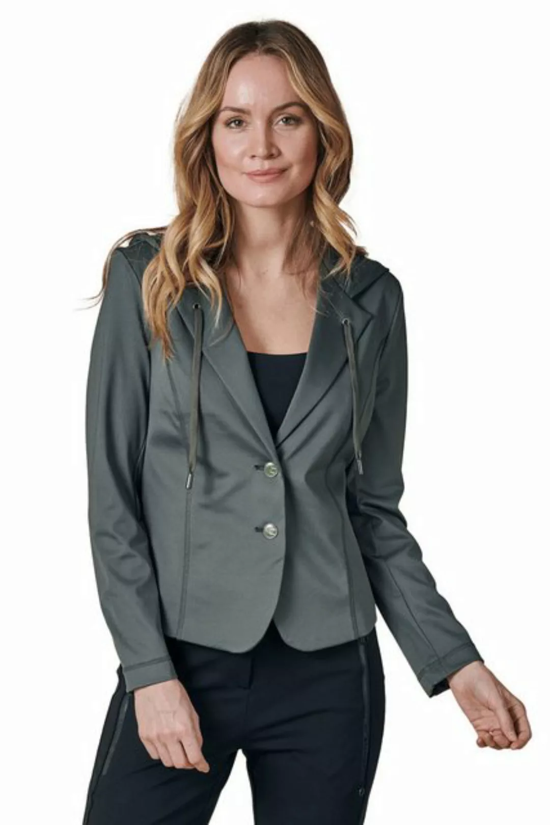 Zhrill Jackenblazer Blazer ZHDARCIA TECHNO Grün angenehmer Tragekomfort günstig online kaufen