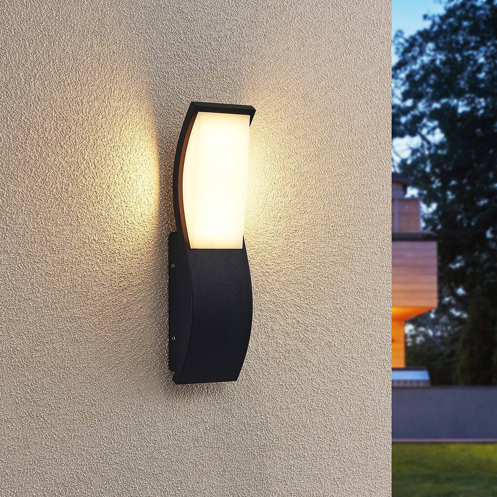 Lucande Maca LED-Außenwandleuchte günstig online kaufen