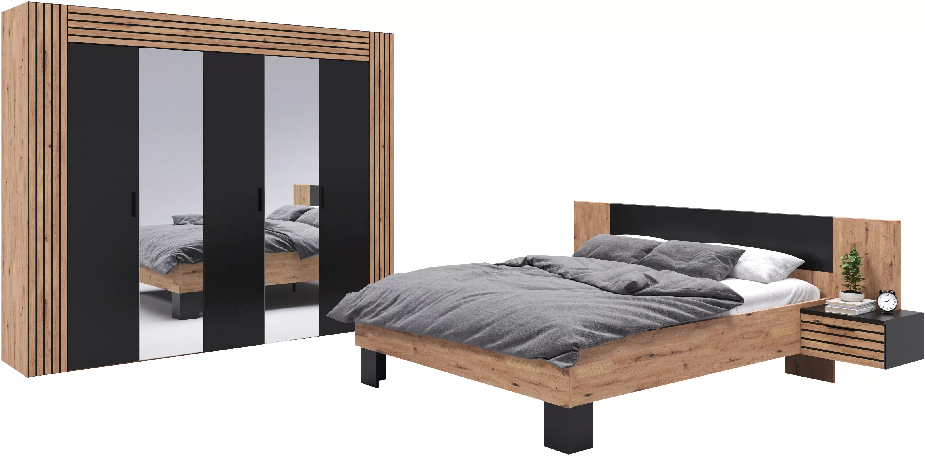 INOSIGN Schlafzimmer-Set "VENERA", (Set, 4 tlg., Set) günstig online kaufen