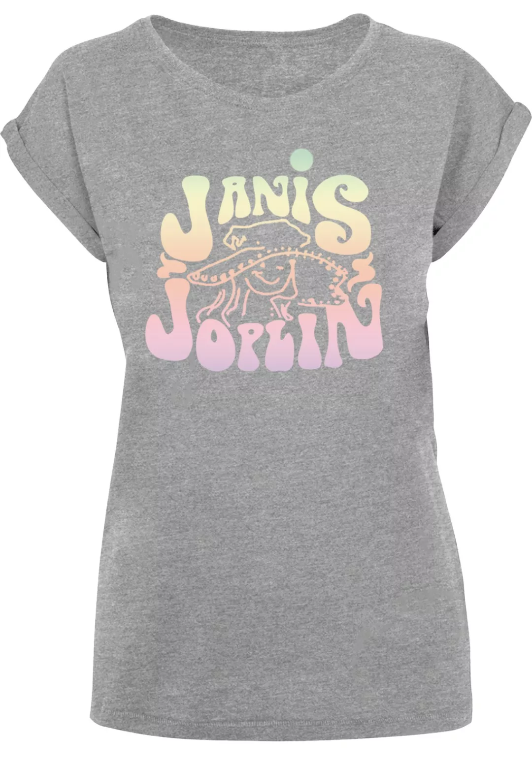F4NT4STIC T-Shirt "Janis Joplin Pastel Logo" günstig online kaufen