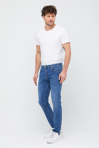 Herren Jeans Aus Organic Content Standard 100 (100 % Bio-baumwolle) Zertifi günstig online kaufen