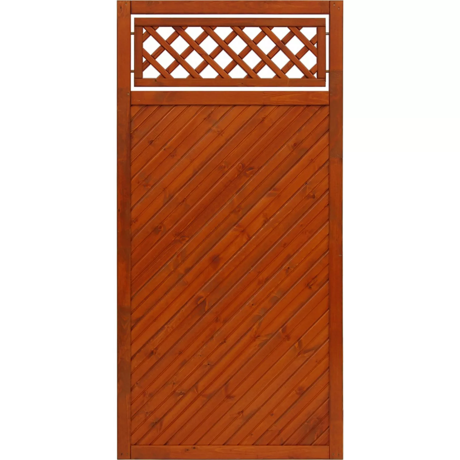 Sichtschutzzaun Toulon 180 cm x 90 cm Teak günstig online kaufen