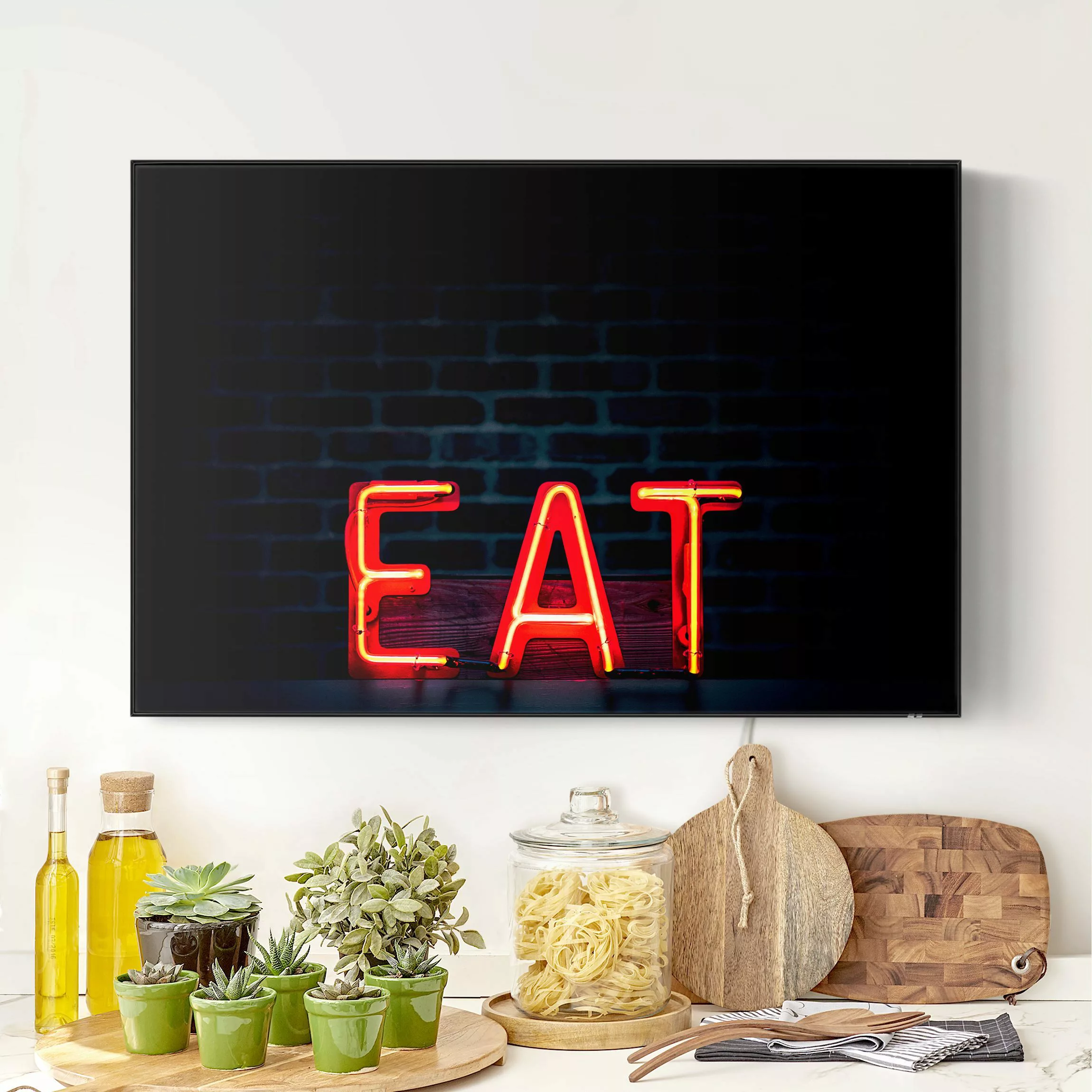 LED-Wechselbild Eat - Neonsign günstig online kaufen