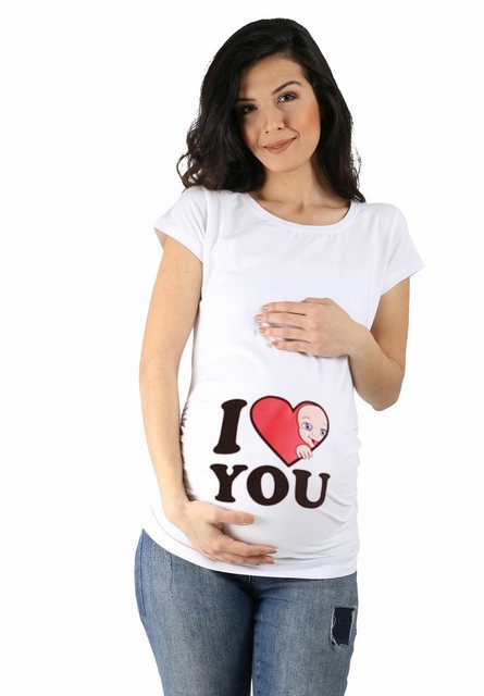 M.M.C. Umstandsshirt I Love You mit Motiv günstig online kaufen