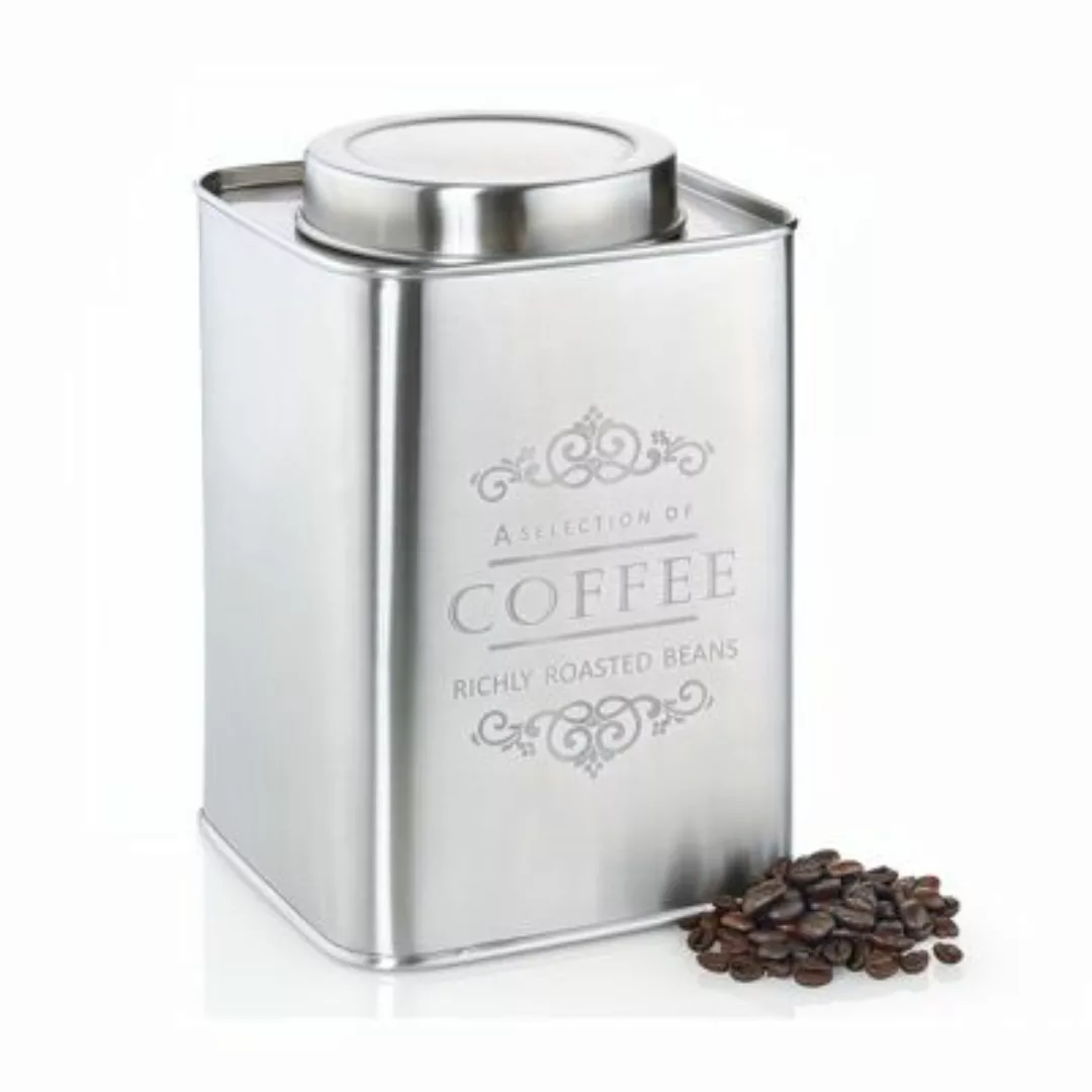 Zassenhaus Vorratsbehälter Vorratsdose Coffee Edelstahl 1000g (edelstahl) günstig online kaufen