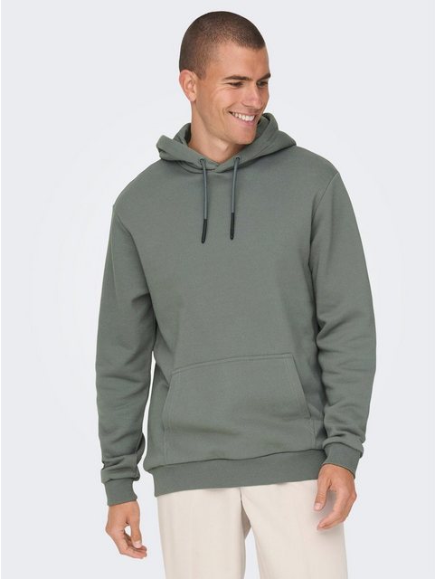 ONLY & SONS Hoodie Weicher Kapuzen Pullover Basic Hoodie ONSCERES ONSCERES günstig online kaufen