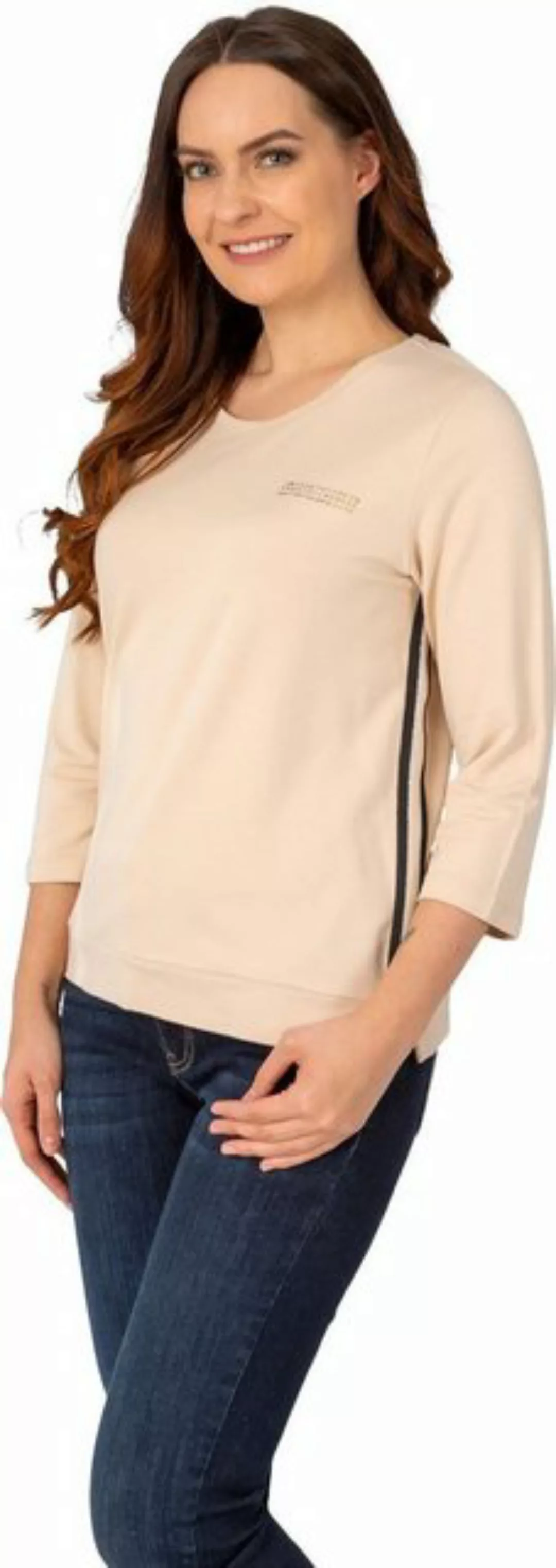 Estefania for woman 3/4-Arm-Shirt 186-1238 mit seitlichen Glitzerstreifen, günstig online kaufen