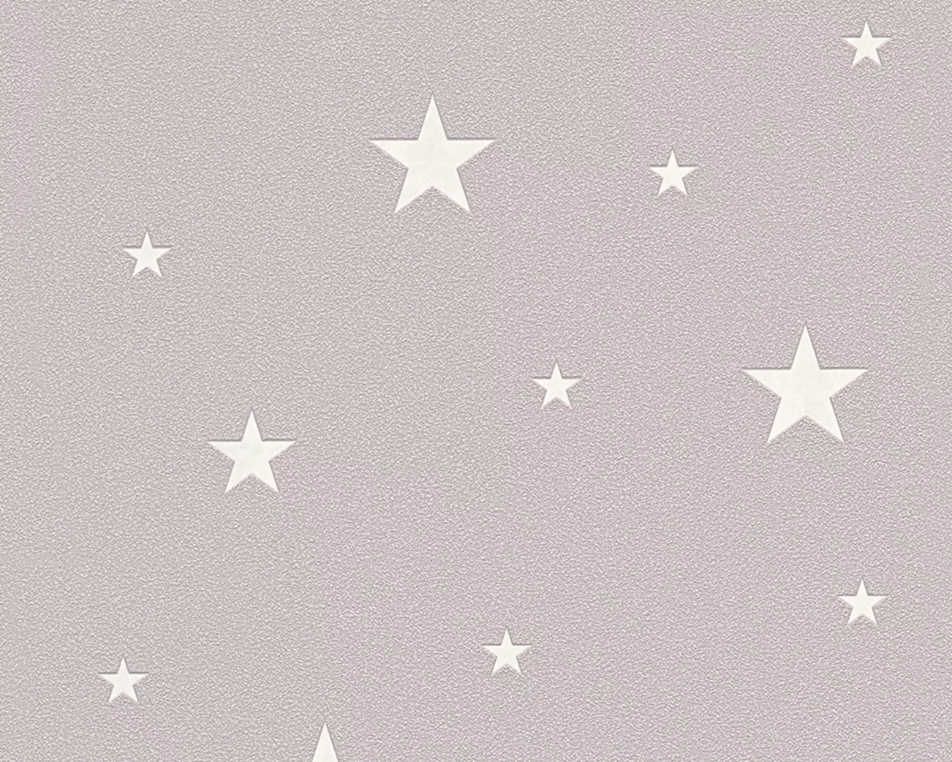 Vliestapete Sterne grau B/L: ca. 53x1005 cm günstig online kaufen