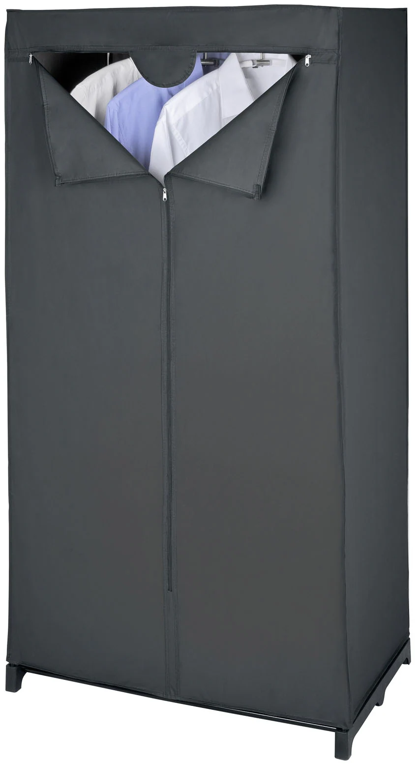 WENKO Stoffschrank "Modell Deep Black", mit Kleiderstange & Reißverschluss, günstig online kaufen