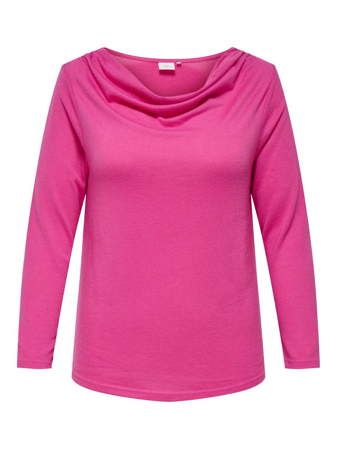 ONLY CARMAKOMA Blusenshirt Plus Size V-Ausschnitt günstig online kaufen