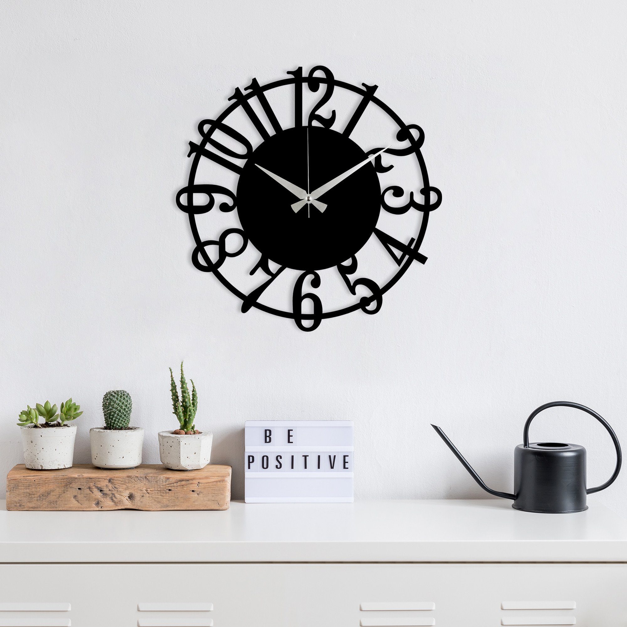 Wallity Wanduhr 100% METAL (Thickness: 1,2mm), günstig online kaufen