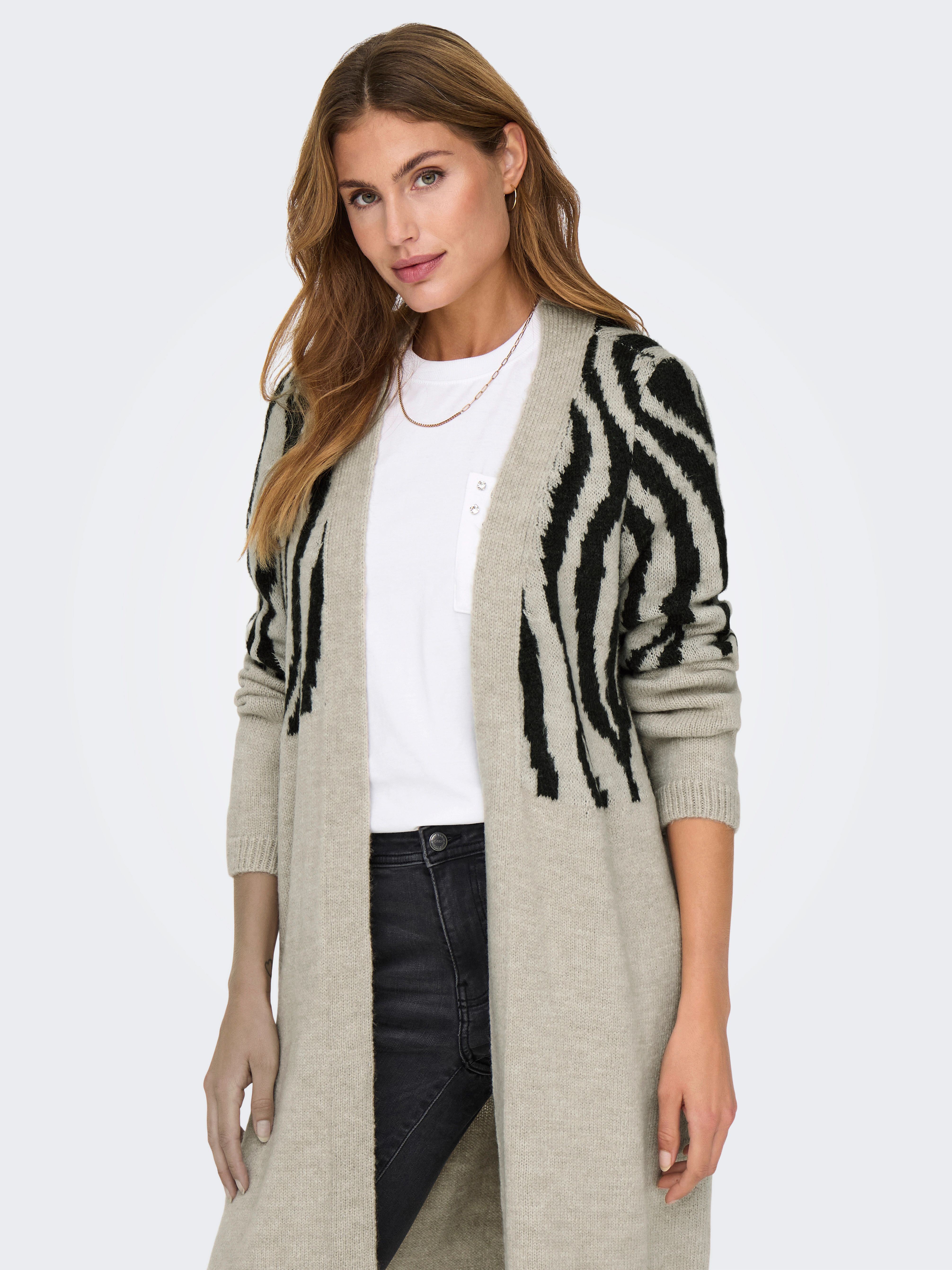 ONLY Longstrickjacke ONLJADE ZEBRA LS CARDIGAN CC KNT günstig online kaufen