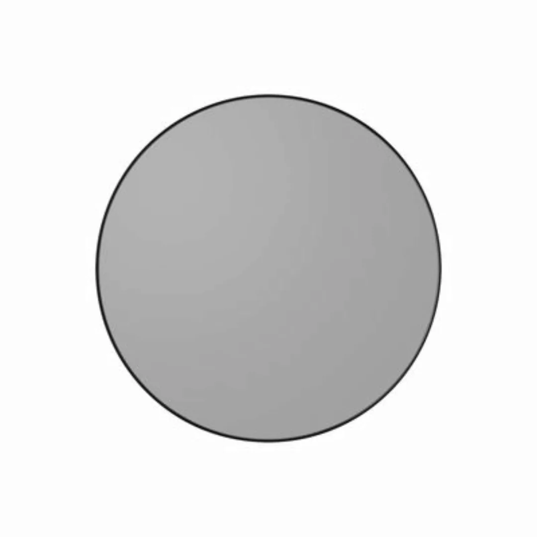 Wandspiegel Circum XS holz schwarz grau / Ø 50 cm - AYTM - Schwarz günstig online kaufen