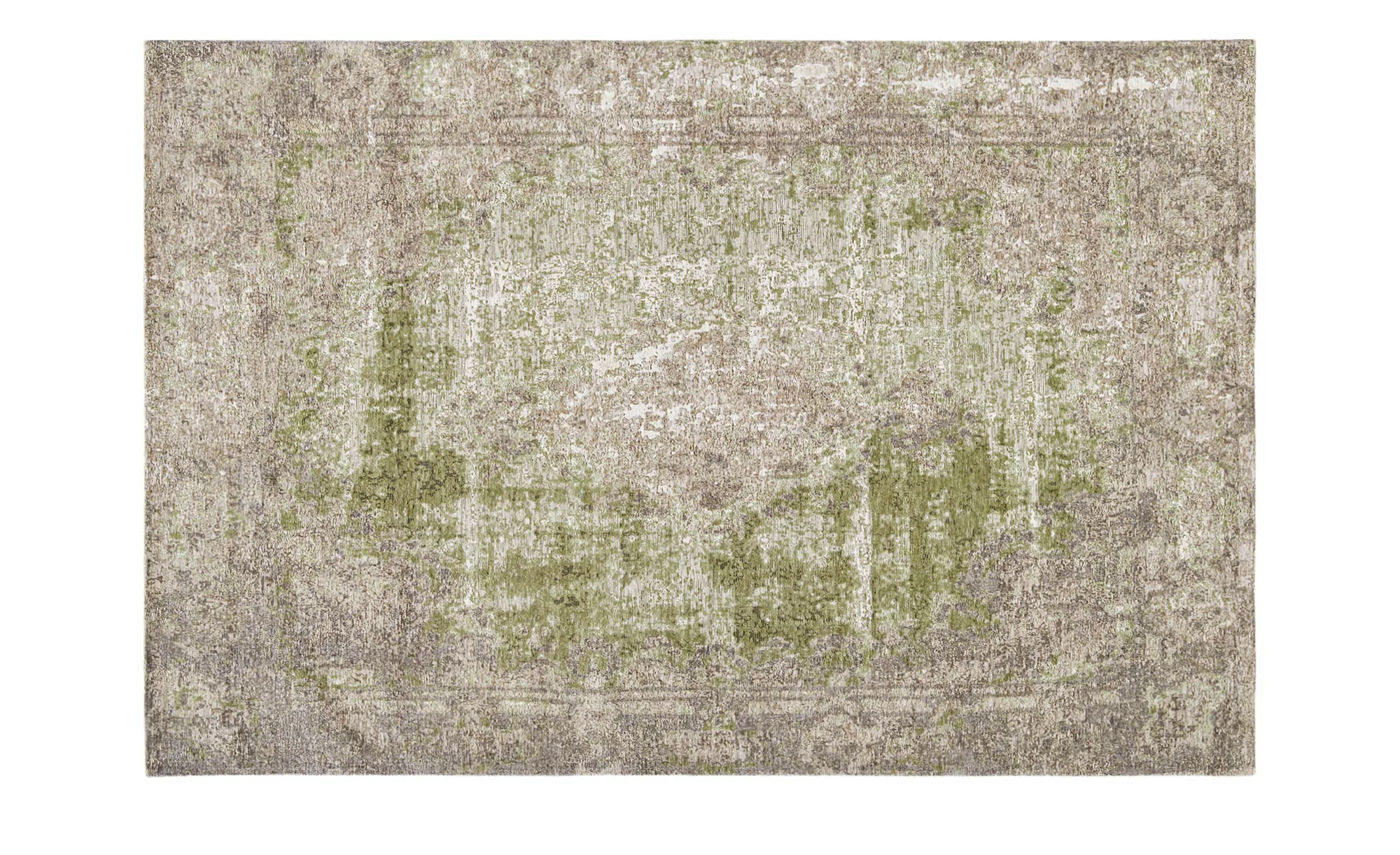 Kurzflorteppich - grün - Synthethische Fasern - 130 cm - Sconto günstig online kaufen