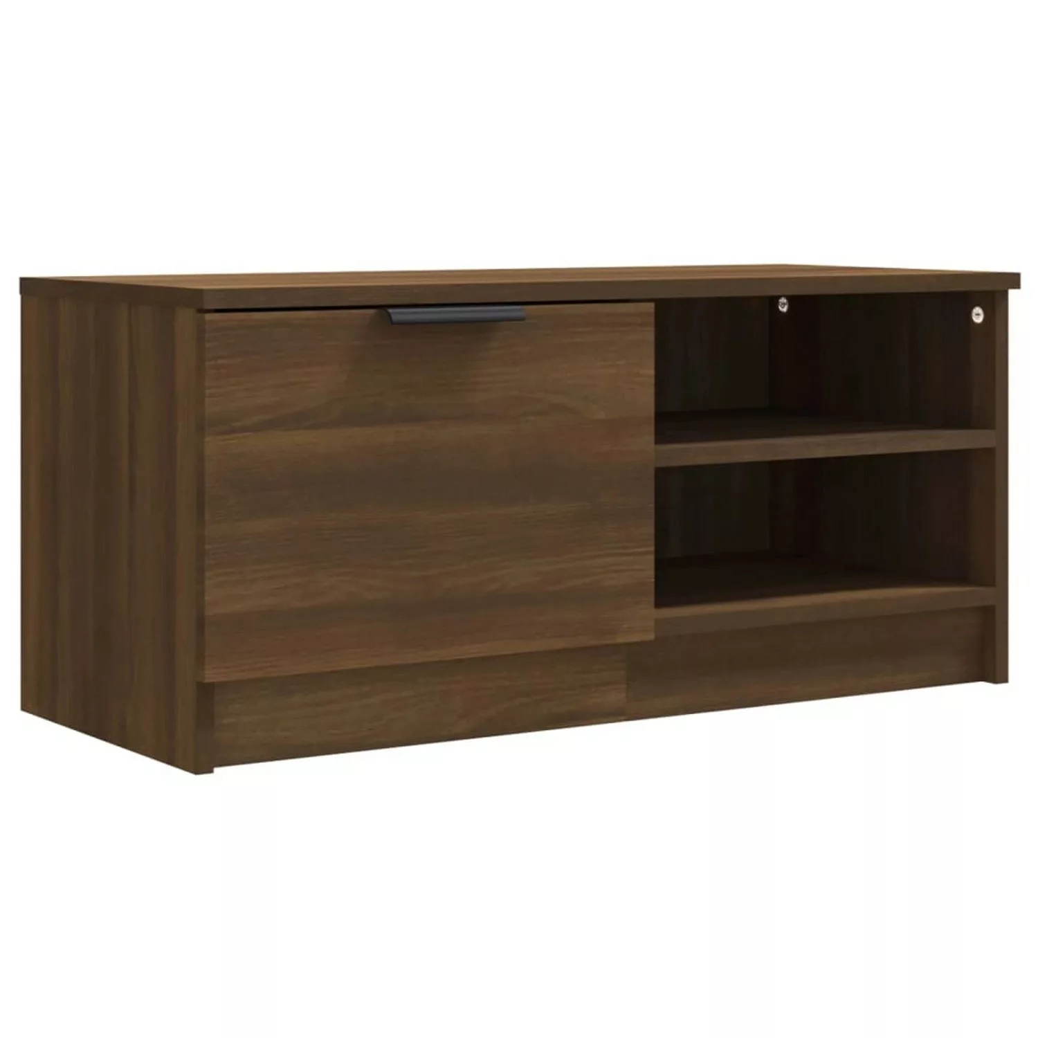 vidaXL TV-Schrank Braun Ereiche 80x35x36,5 cm Holzwerkstoff günstig online kaufen
