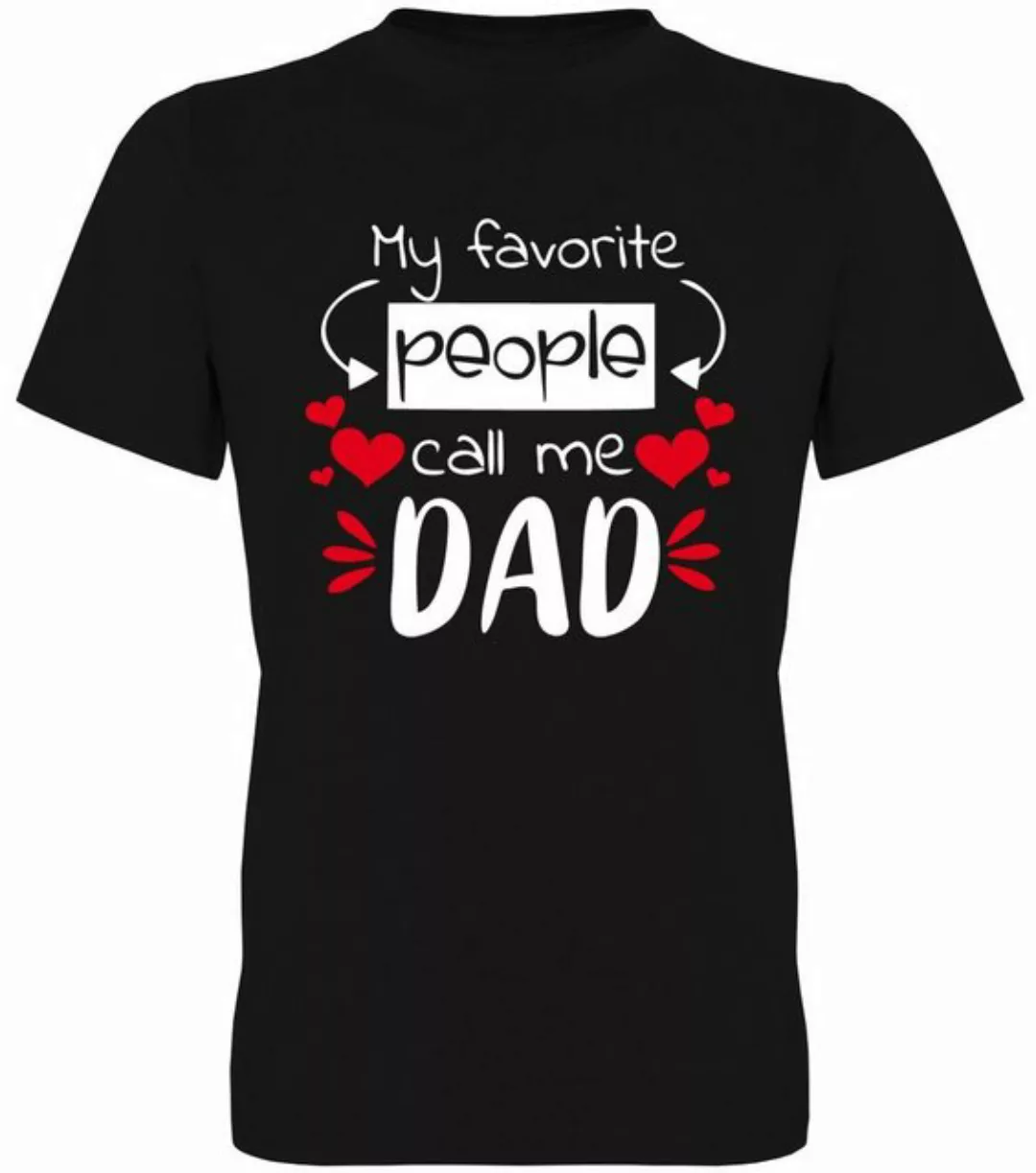 G-graphics T-Shirt My favorite People call me Dad Herren T-Shirt, mit Front günstig online kaufen