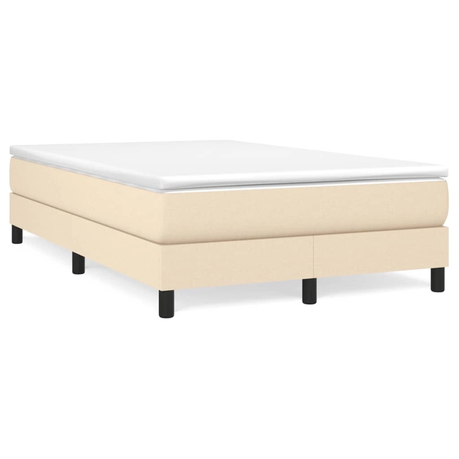 vidaXL Boxspringbett mit Matratze Dunkelbraun 80x200 cm Stoff1397609 günstig online kaufen