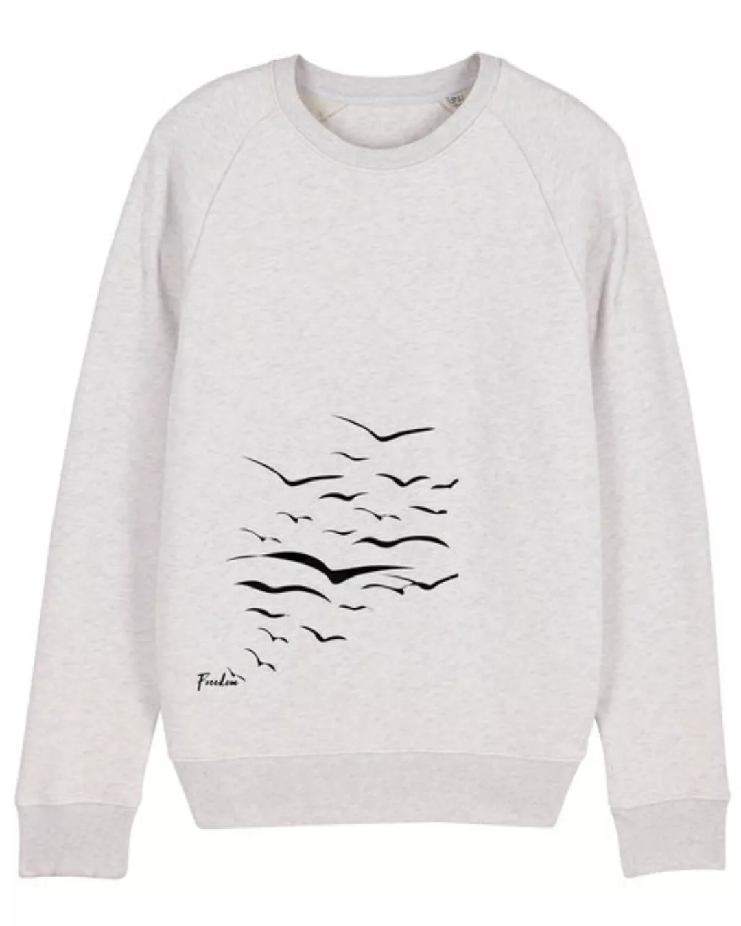Bio Herren Sweatshirt "Practice - Free Birds" In 5 Farben günstig online kaufen