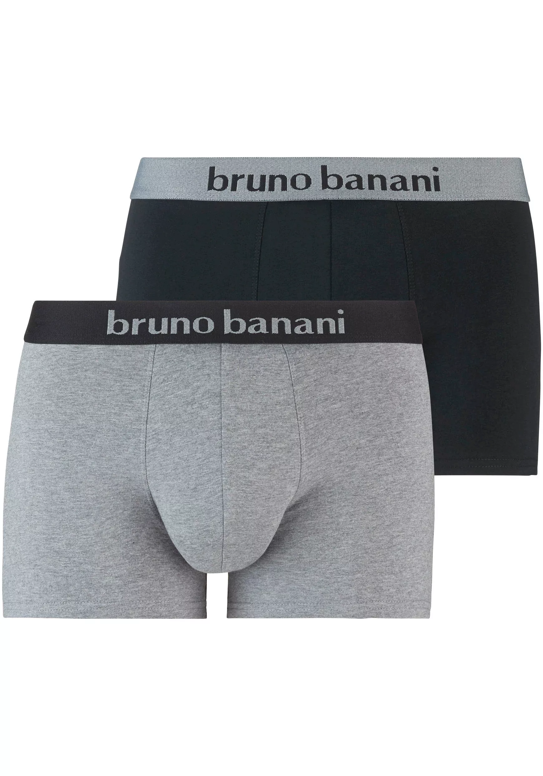 Bruno Banani Boxer, (Packung, 2er-Pack), mit kontrastreichem Logobund günstig online kaufen