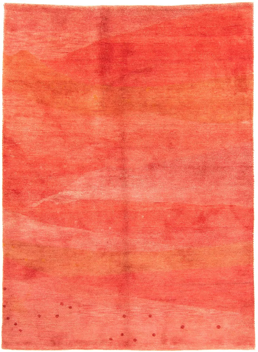 morgenland Wollteppich »Gabbeh - Indus - 240 x 170 cm - hellrot«, rechtecki günstig online kaufen